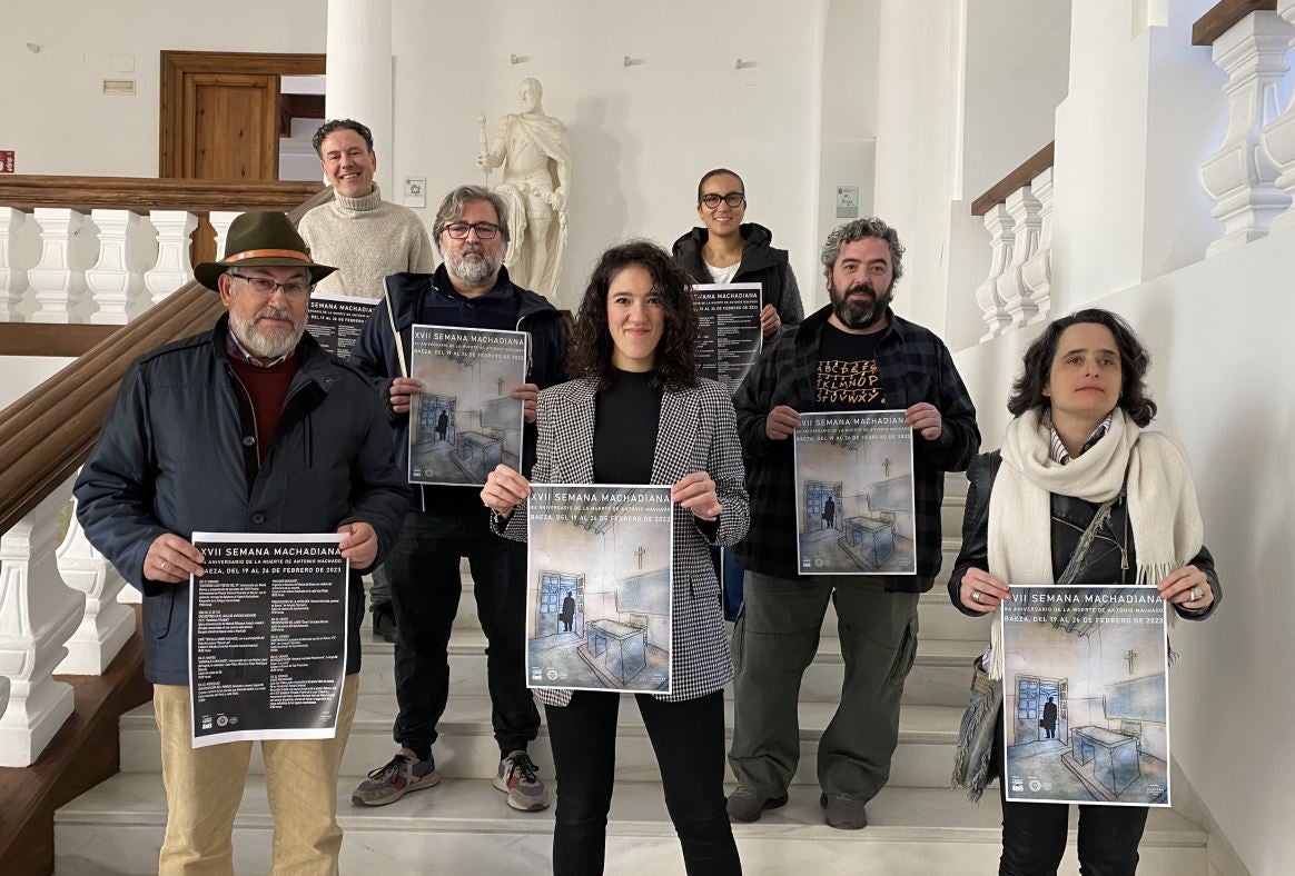 Baeza le dedica un parque a Leonor Izquierdo Cuevas, mujer del poeta Antonio Machado