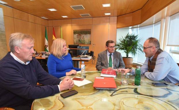 Entrena negociará con el Gobierno un convenio de financiación para toda la obra de las tuberías de Béznar-Rules