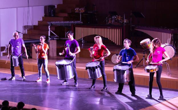 Así suena la percusión de la OCG en Granada