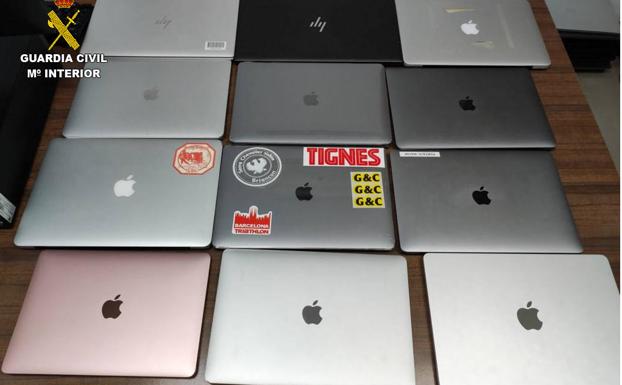 La geolocalización de una tablet robada permite dar en Huétor Tájar con un camionero que había sustraido cientos de artículos