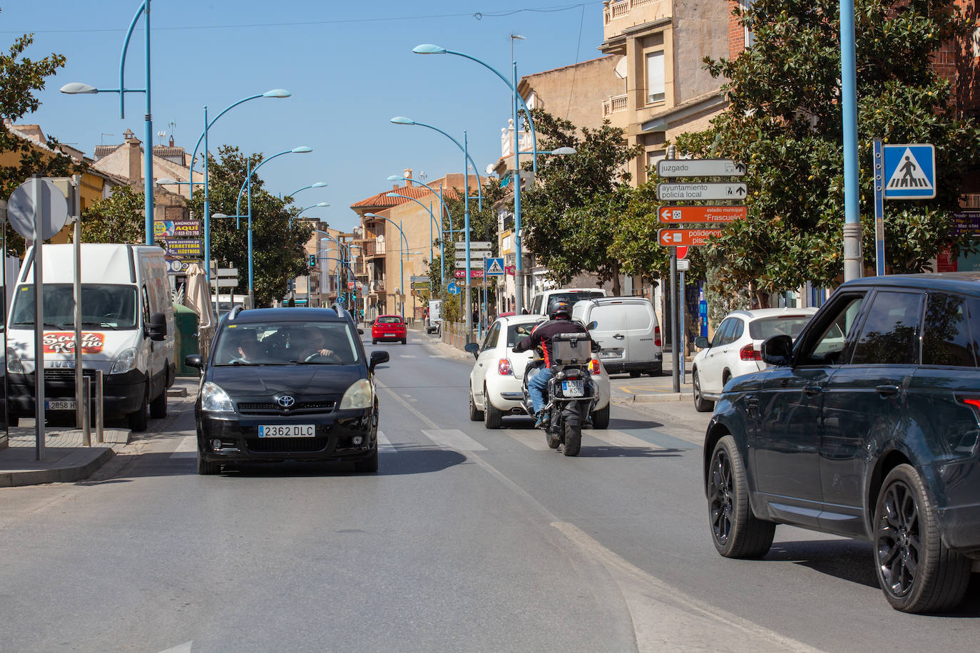 Así quedará el tráfico en Churriana: metro y coches en las dos calles principales