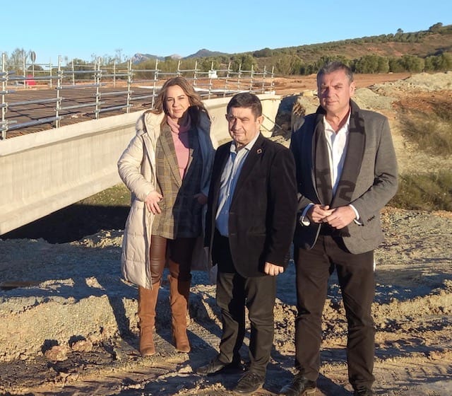 Las obras de la carretera de acceso a Villarrodrigo se encuentran ya al 40% de ejecución