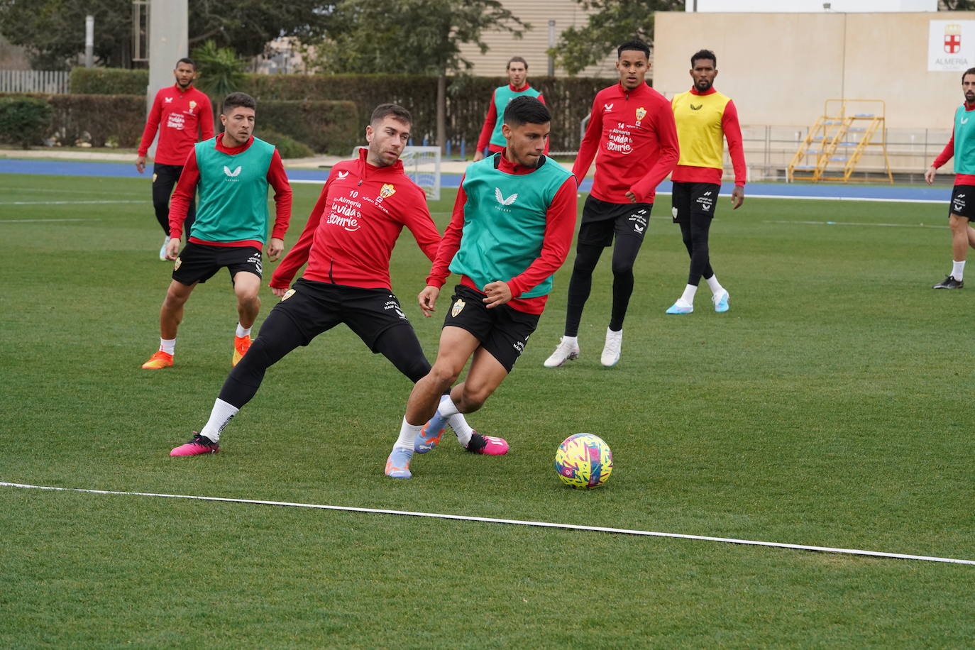Alerta por rachas de viento en el partido entre Girona y UD Almería
