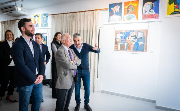 Alumnos del Colegio Portocarrero recuerdan a Picasso en el 50 aniversario de su muerte con una exposición