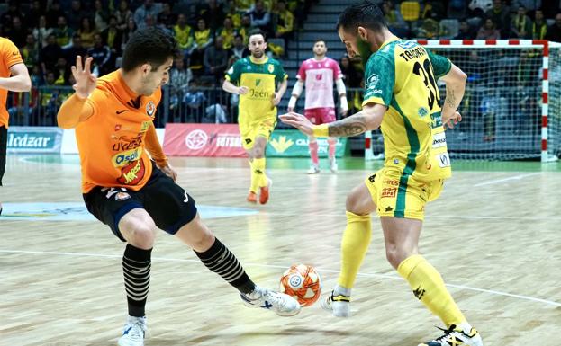 El Jaén Paraíso Interior FS busca su 'vendetta' de Copa del Rey en el Palau contra el Barça