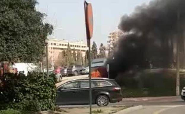 Rescatado un hombre que quedó enriscado en una pared a 30 metros del suelo en Los Cahorros