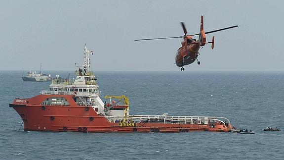Investigadores españoles patentan la técnica para hallar aviones en el mar