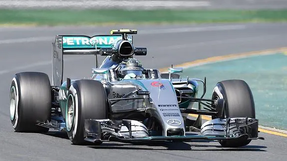 Rosberg, el más rápido en Melbourne