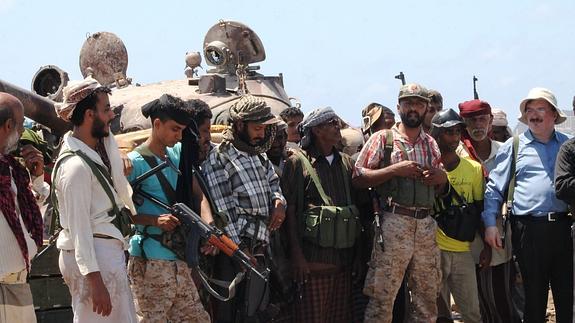 La coalición internacional desmiente una incursión terrestre en Yemen