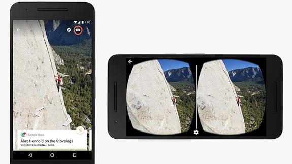 Google Street View en realidad virtual