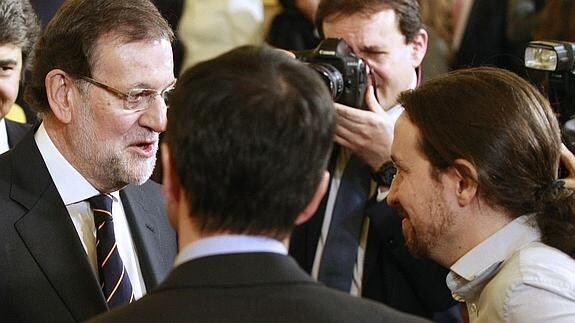 Rajoy a Iglesias: «Vais muy bien»