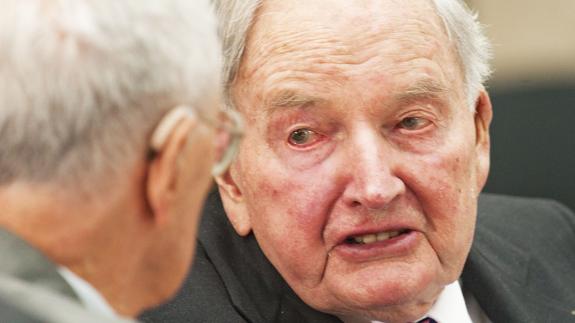 El multimillonario financiero David Rockefeller muere a los 101 años