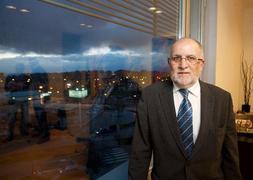 Víctor Morlán, en la Cámara de Comercio granadina. /A.A./