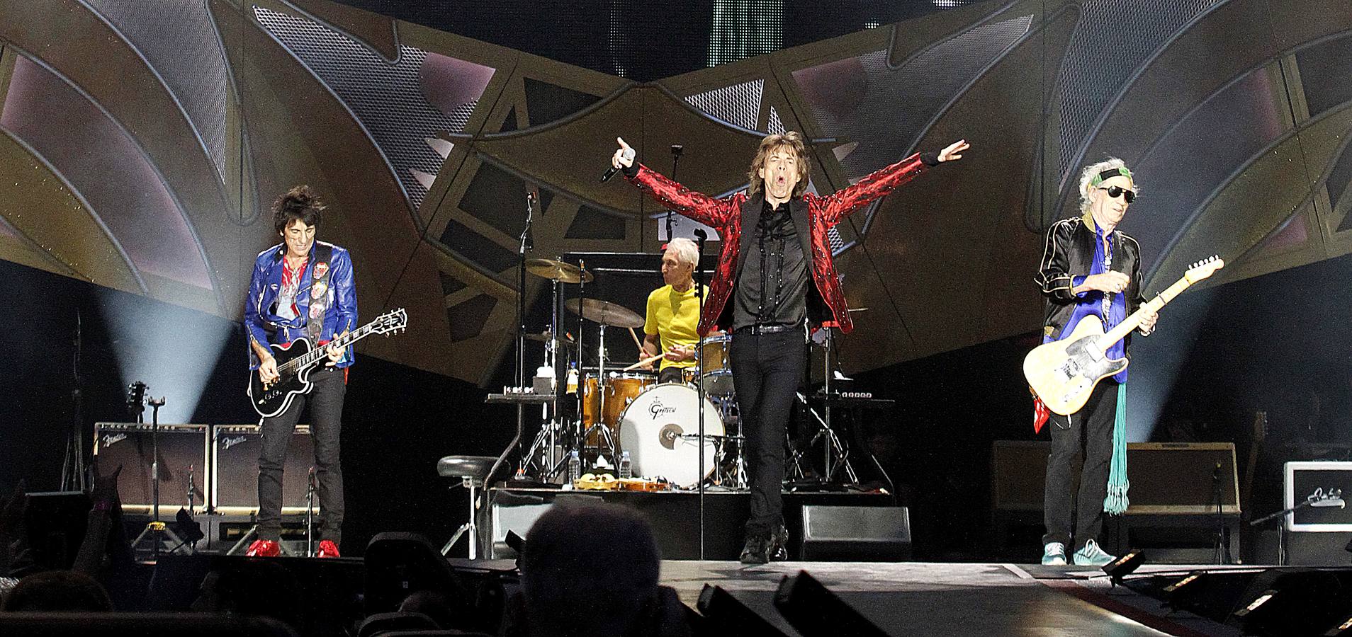 Los famosos se van de fiesta tras rendirse ante los Rolling Stones