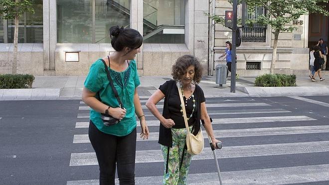 Once segundos para cruzar la Gran Vía