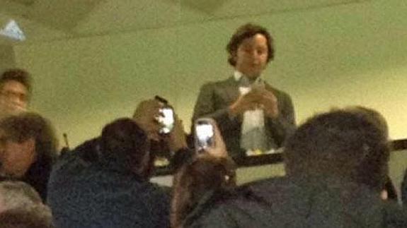 Reaparición estelar del 'pequeño Nicolás' en el palco VIP del Bernabéu