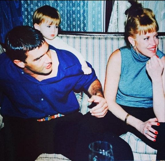 Melanie se pone nostálgica y sube fotos de Banderas