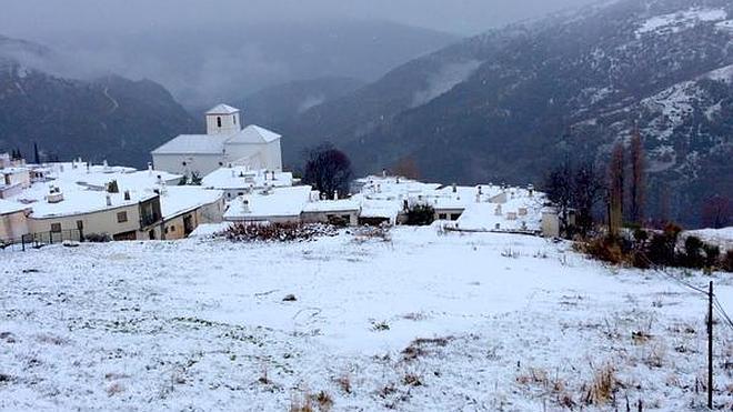 Así nevó en la provincia de Granada