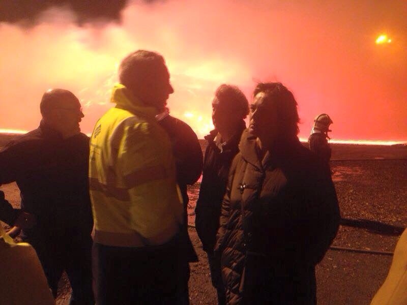 El fuego alarma otra vez a Motril