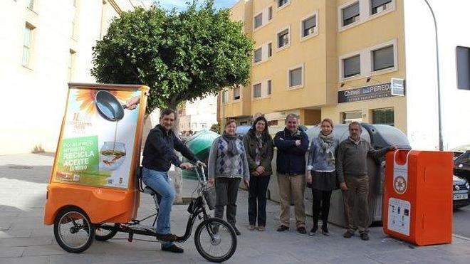 Un triciclo eléctrico saldrá a la calle para promover el reciclaje de aceite