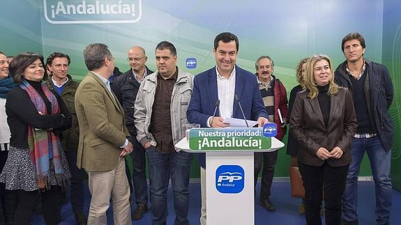 El presidente del PP-A asegura que Andalucía perderá 300 millones por el adelanto electoral