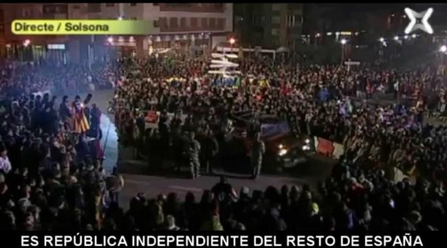 Polémico carnaval independentista en Solsona: "Voy a repartir palos a algún español"