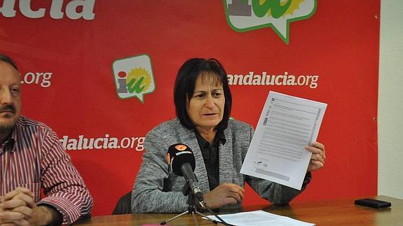 IU rechaza la dimisión de Rosalía Martín