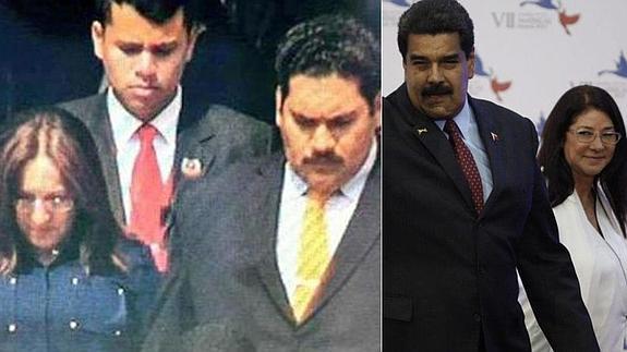 Cazan a Maduro en la Cumbre de las Américas utilizando un doble para él y otra para su mujer