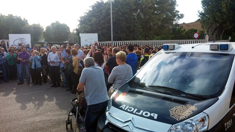 El conserje del 'San Indalecio' acepta dejar su vivienda y el colegio en un plazo de diez días