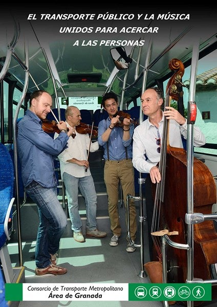 Miniconciertos en los autobuses del Consorcio Metropolitano