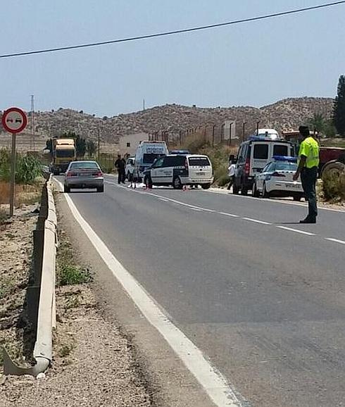 Fallece un motorista en un choque con un tractor