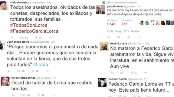 Twitter se convierte en muro de homenajes a Lorca a los 79 años de su muerte