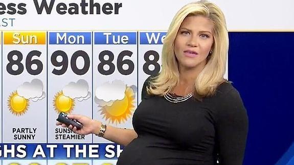 Insultos incomprensibles a una presentadora del tiempo