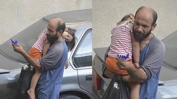 Más de 100.000 euros para una familia de refugiados sirios que vendían bolígrafos