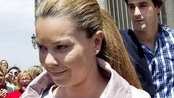 María José Campanario, ingresada en observación