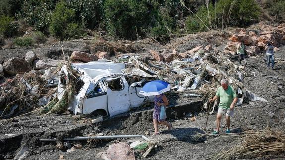 Los fallecidos en la riada hallados ayer vivían en una tubería
