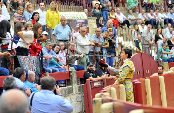El novillero Daniel García impacta en Úbeda