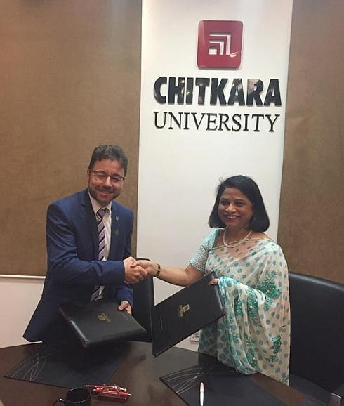 La UJA firma los primeros convenios de movilidad internacional en la India