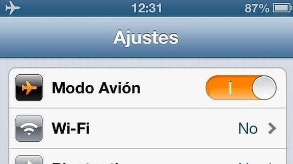 Cinco usos desconocidos de poner el móvil en 'modo avión'