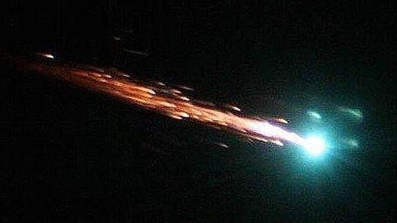 Una bola de fuego cruza el centro y sur de España