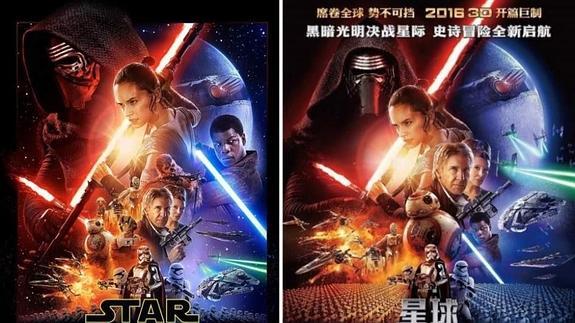 Desprecian en China a los actores negros del cartel de Star Wars y les acusan de racismo