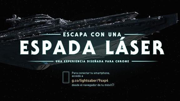 ¿Quieres convertir tu móvil en la espada láser de 'Star Wars'?