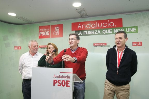 Teruel cree que el resultado del PSOE en Almería tiene «mérito» por luchar en una contienda política «desigual»