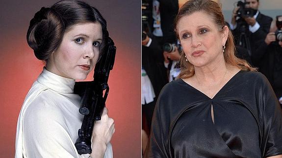 Carrie Fisher se harta: "Mi cuerpo no ha envejecido tan bien como yo"