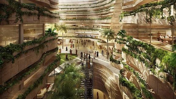 La ciudad de los coches prohibidos surgida de la nada