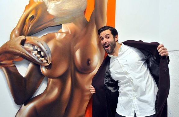 El arte del graffitero Belin arrasa en Linares, de la calle a las galerías