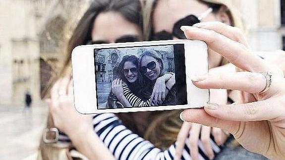 Hacerse selfies adelgaza