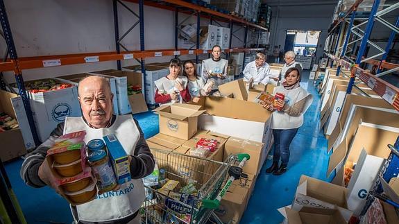 El Banco de Alimentos repartió en 2015 más de 1,8 millones de kilos de productos