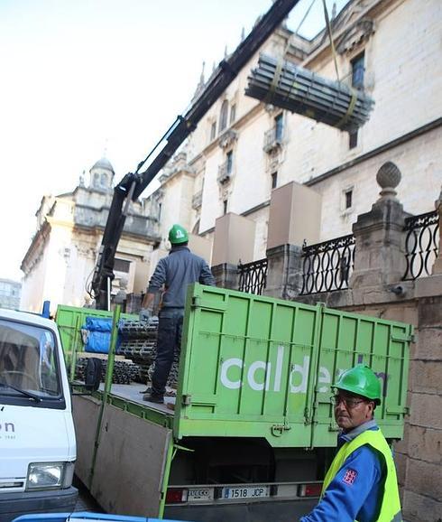Comienzan las obras en el 'cielo' de la Catedral