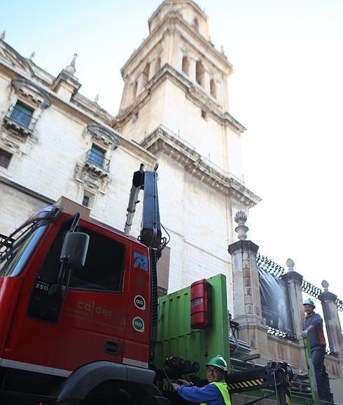 Construcciones Calderón asegura que las obras en la Catedral de Jaén no afectarán a la colonia de cernícalos